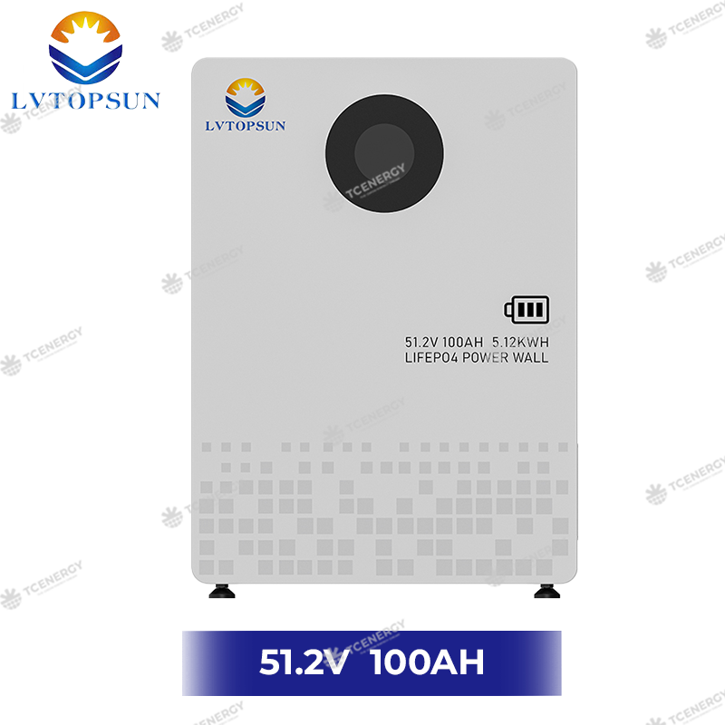 Pin Lưu Trữ Điện Mặt Trời Lithium LVTOPSUN 5.12Kwh 51.2V 100AH
