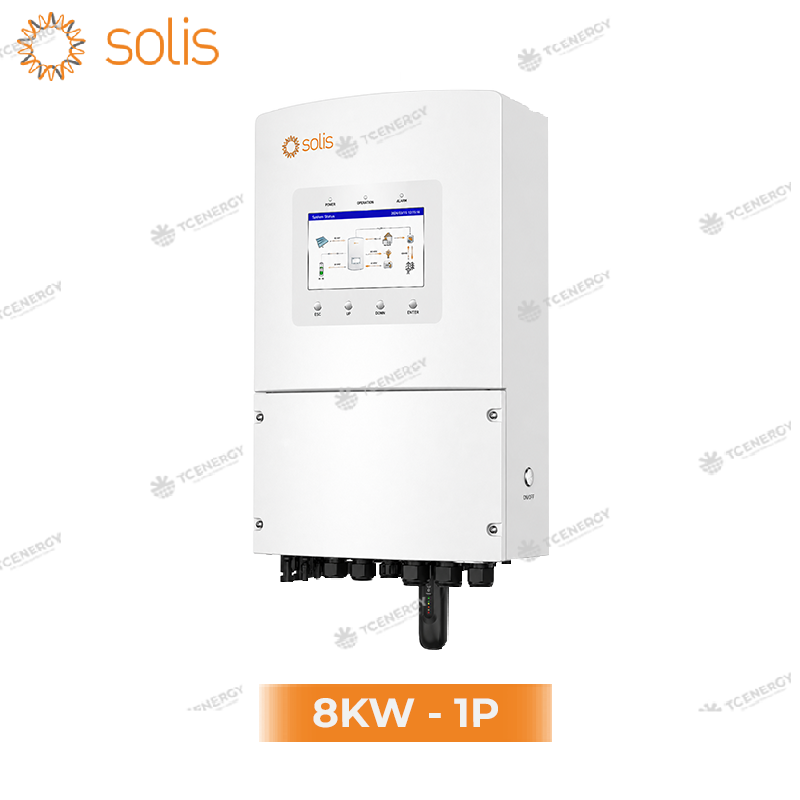 Biến tần inverter hybrid Solis 8kW 1 pha S6-EH1P8K-L-PLUS chính hãng