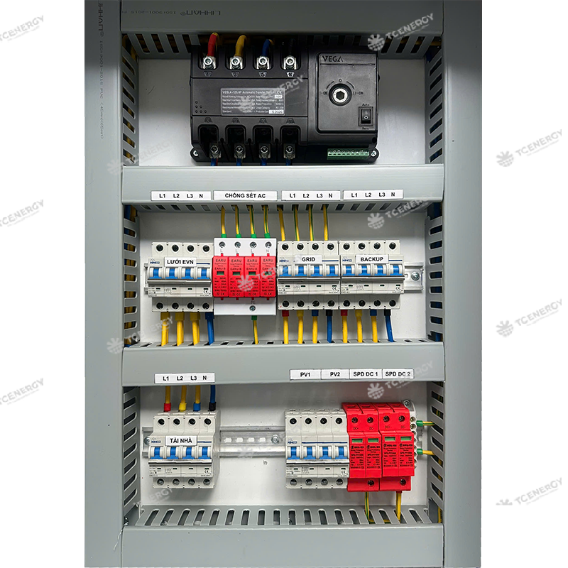 Tủ Điện Hybrid 3 Pha Đấu Sẵn