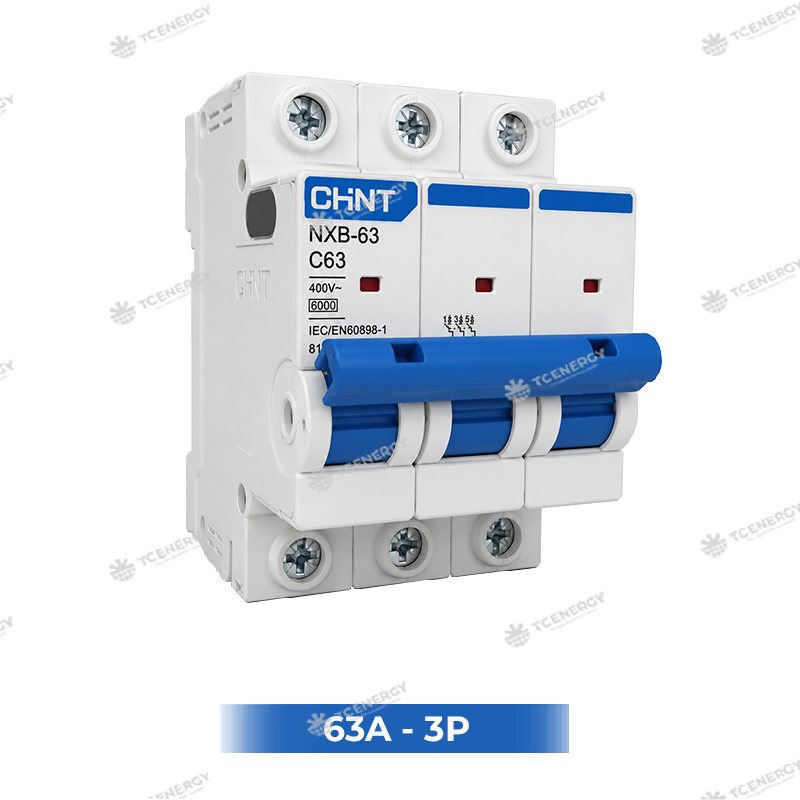 CB Đóng Ngắt AC 3P CHINT 63A – NXB-63